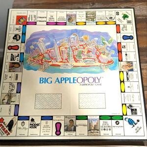Rare Vintage 1989 Big Appleopoly NYC Manhattan Board Game